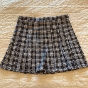 Plaid, Pleated Skirt